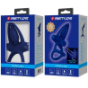 Pretty Love - Mat Double Anneau Avec Vibration & Stimulateur Bleu